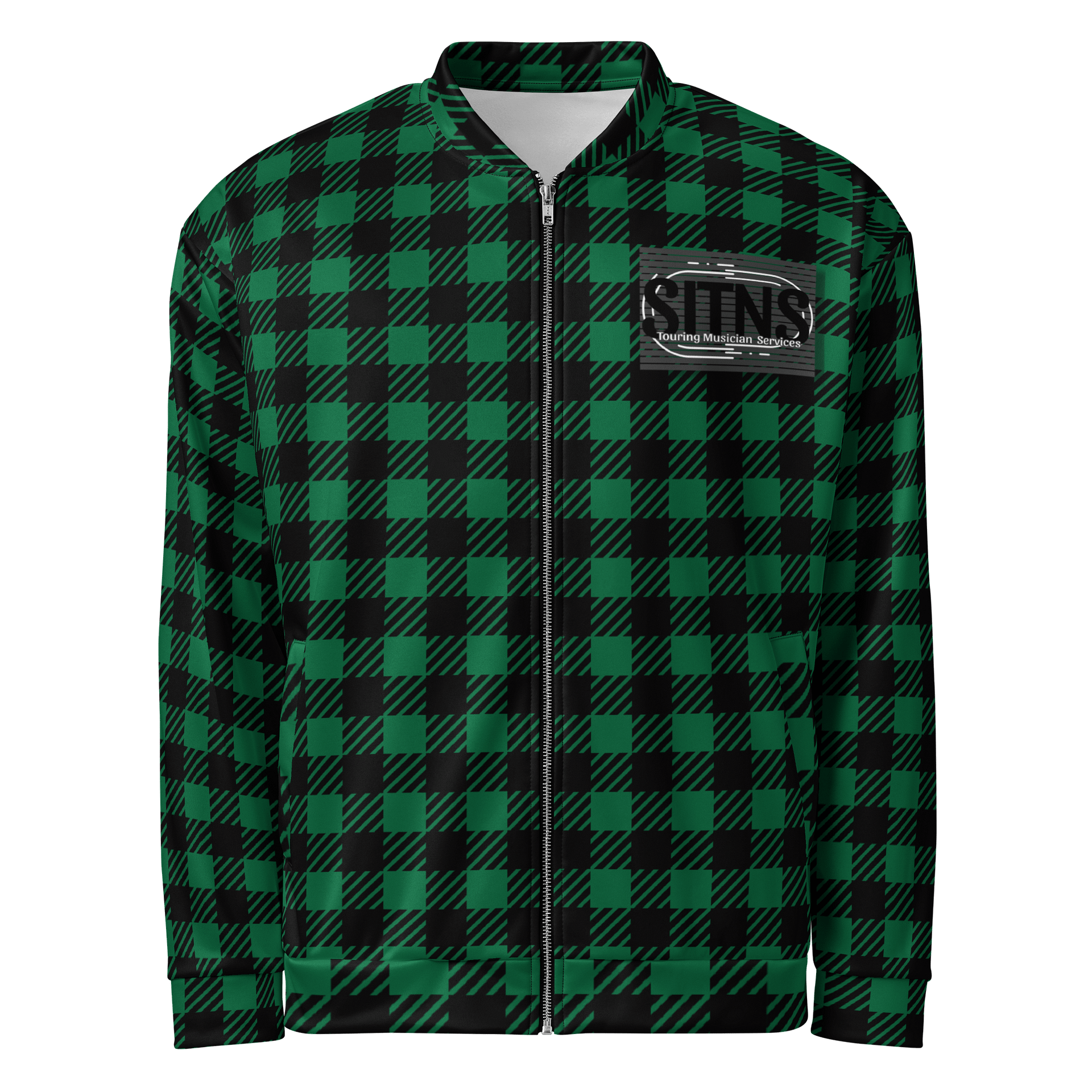 STNS Checkered Chaos Bomber Jacket product image (1)