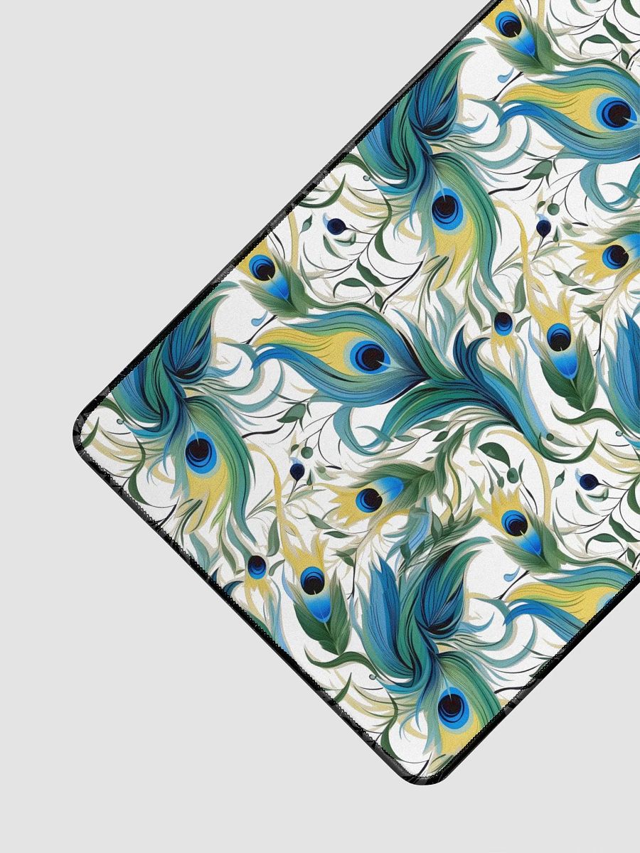 Peacock Feathers Desk Mat product image (3)