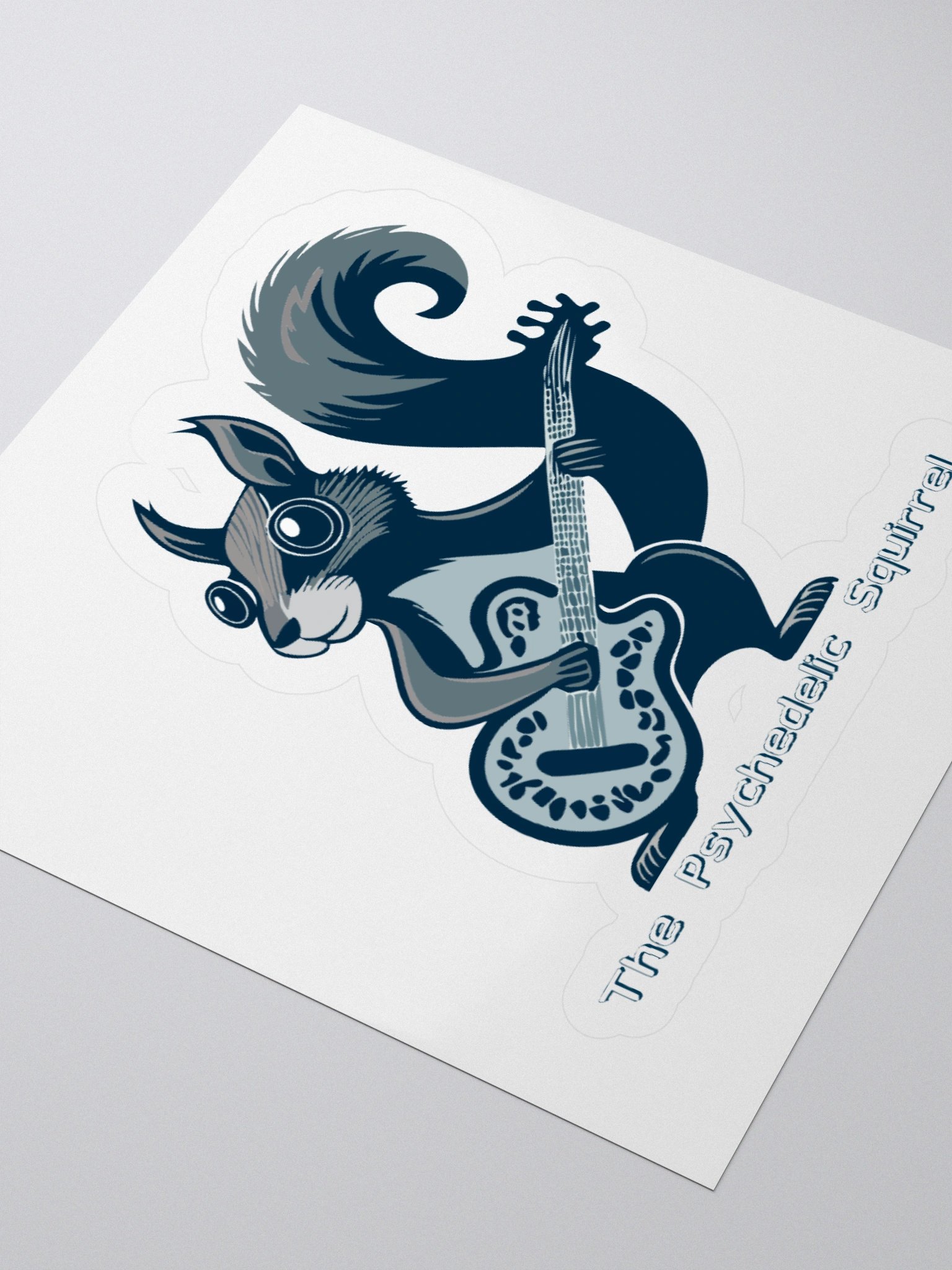 The Psychedelic Squirrel Guitar Sticker product image (11)