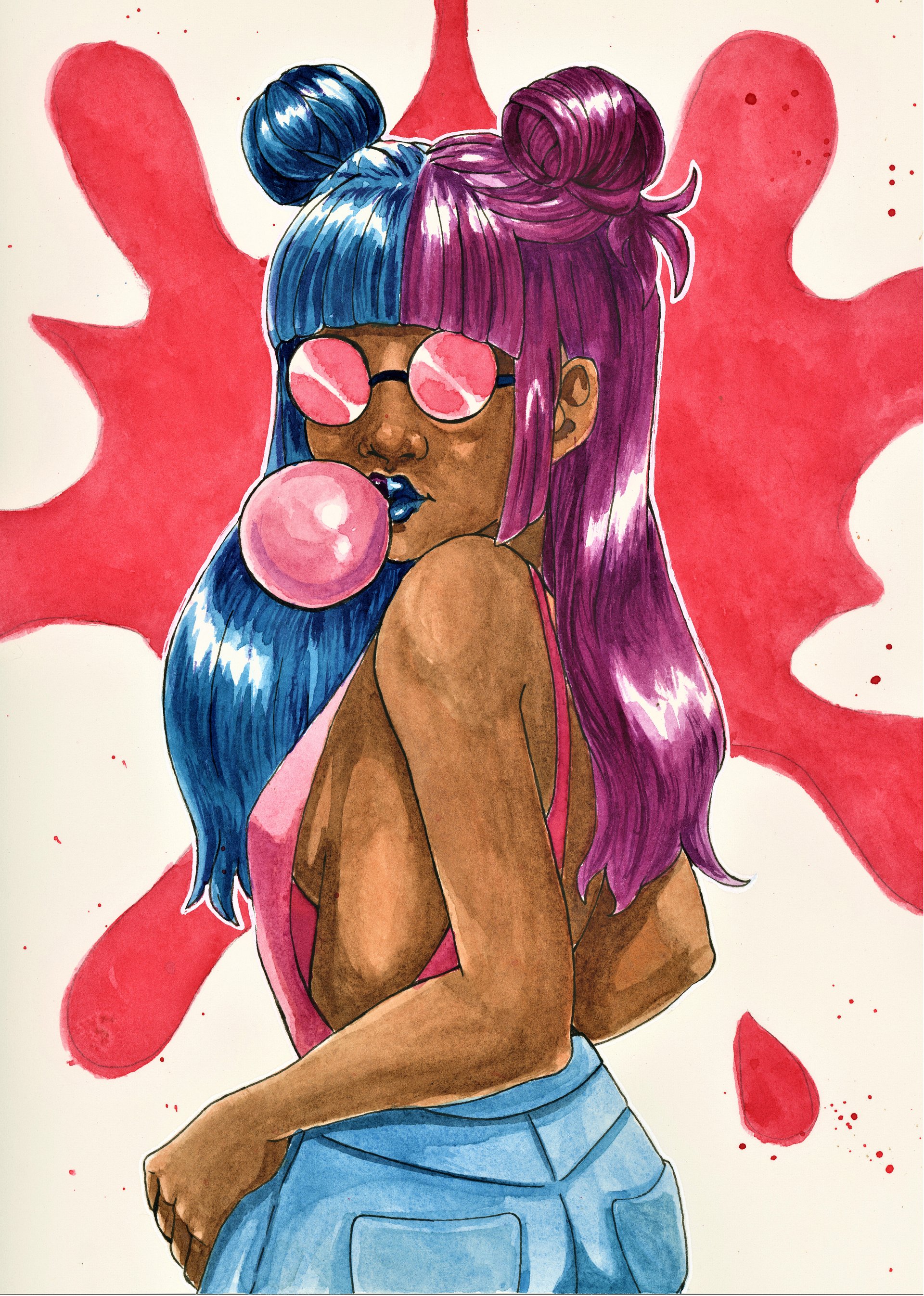 Bubblegum B!tch 8.5x11 Print product image (1)