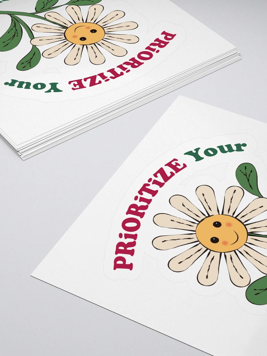 Prioritize Your Peace Kiss Cut Stickers product image (10)