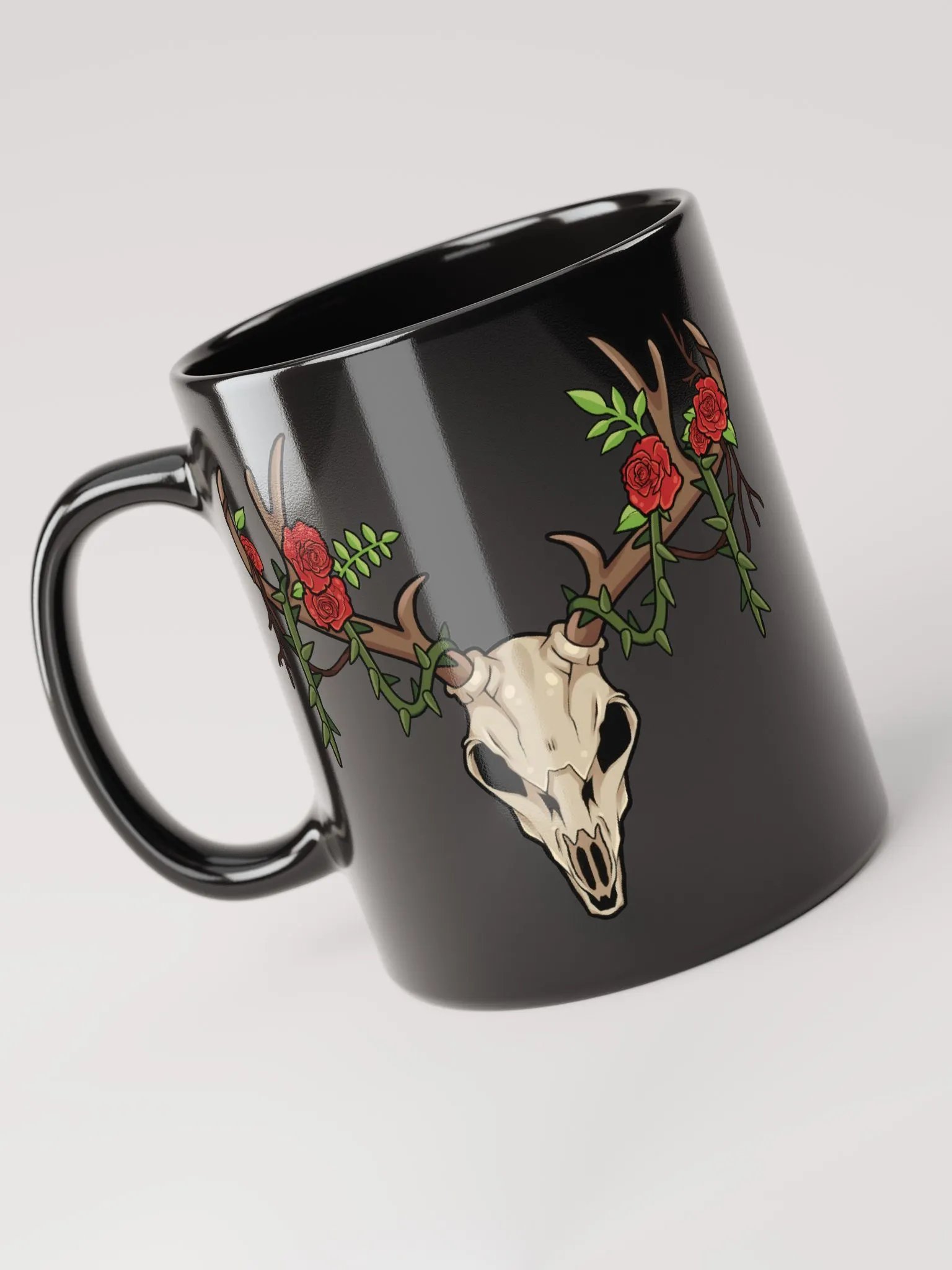 Black Deer Skull Mug product image (4)