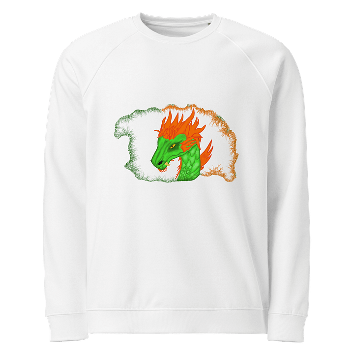 Dragon's Breath Unisex Organic Raglan Sweatshirt product image (1)