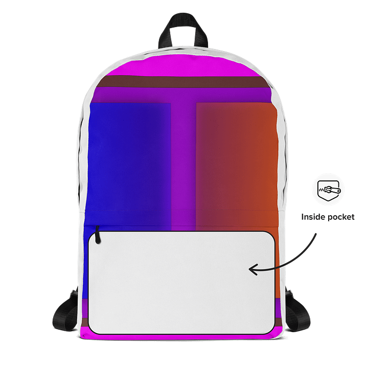 Sunset Waves All-Over Backpack product image (2)