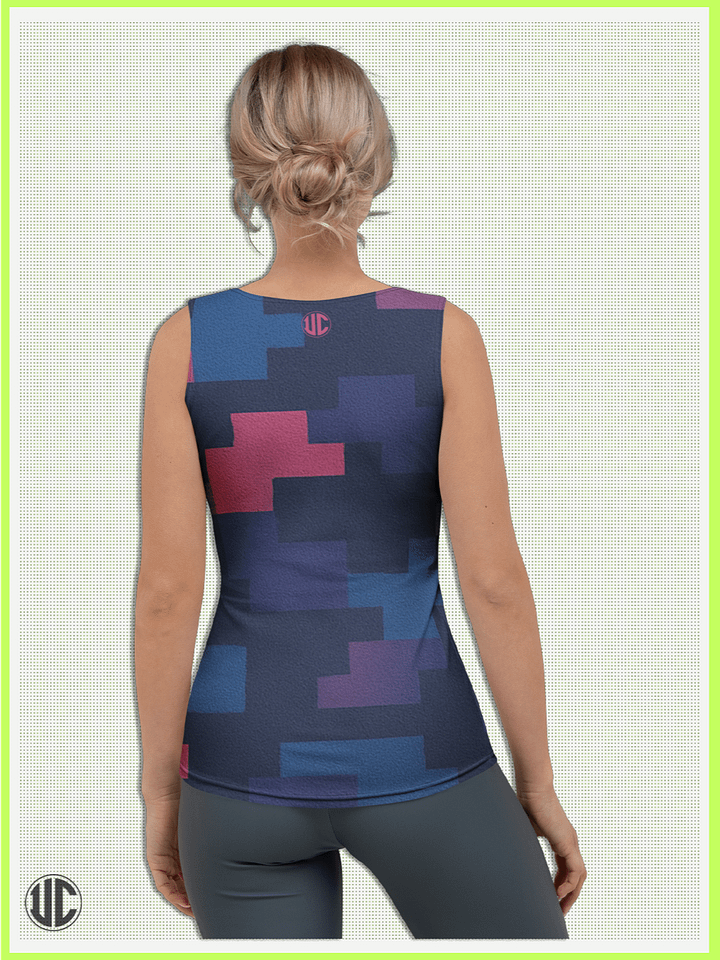 Jin’s Urban Digital Camo – Women’s Tank Top product image (2)