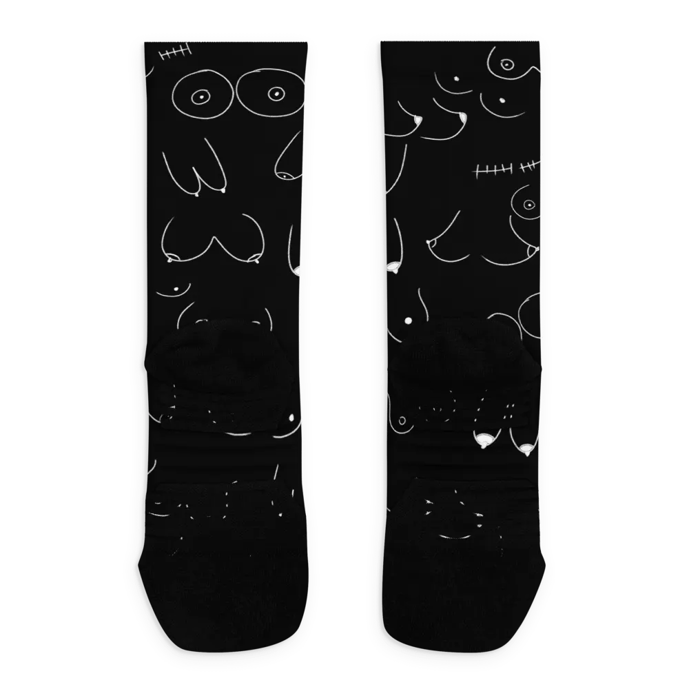 Boob Socks | Black product image (1)