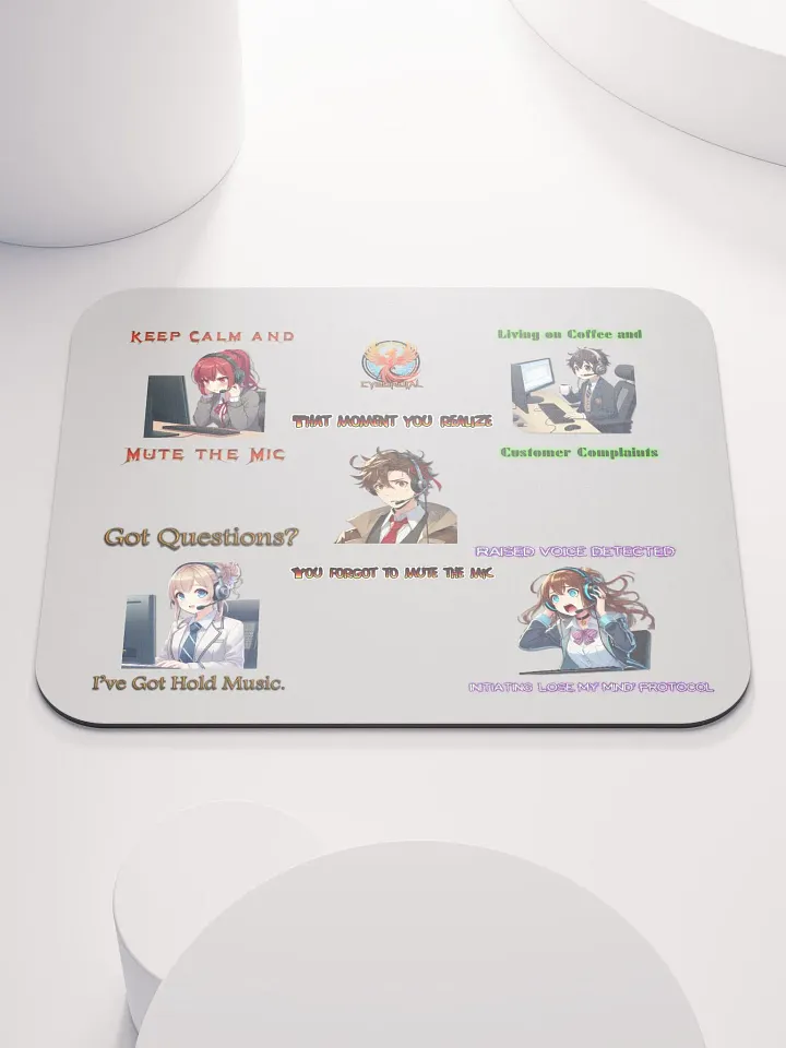 Virtual Workspace Heroes Mouse Pad product image (1)