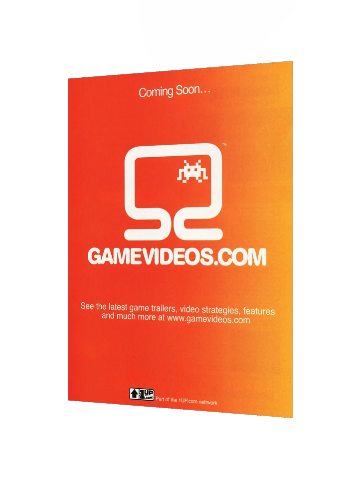 Gamevideos.com - Promotional Poster/Flyer product image (2)