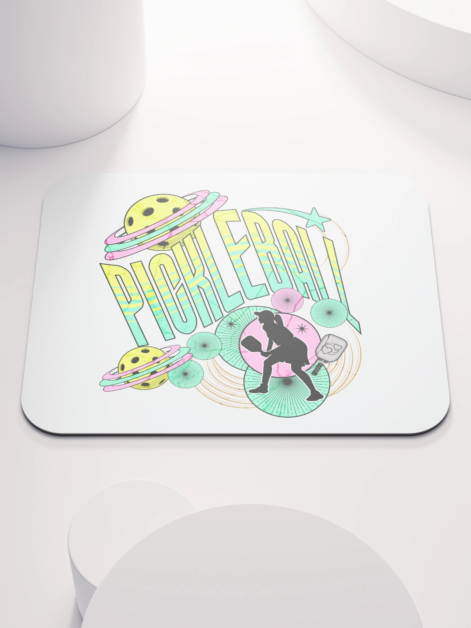 Pickleball Space Mouse Pad product image (1)