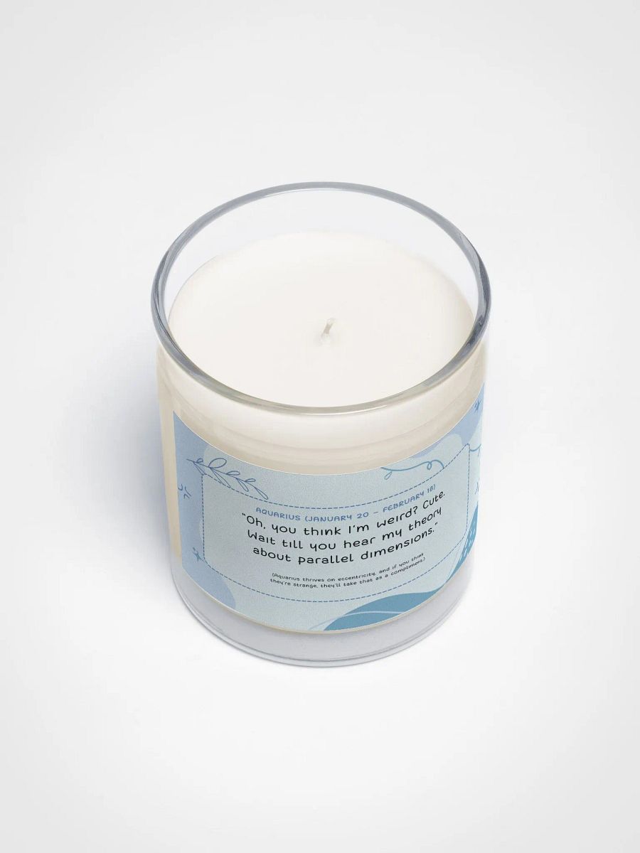 Aquarius - Zodiac Candles product image (3)