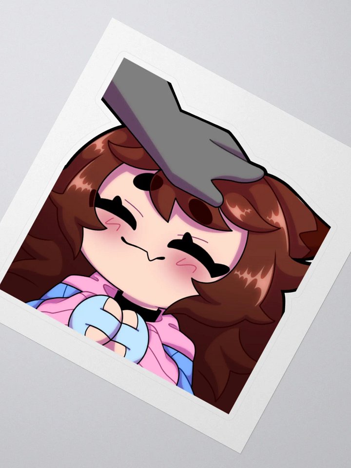 Wolfy Headpats Sticker product image (2)