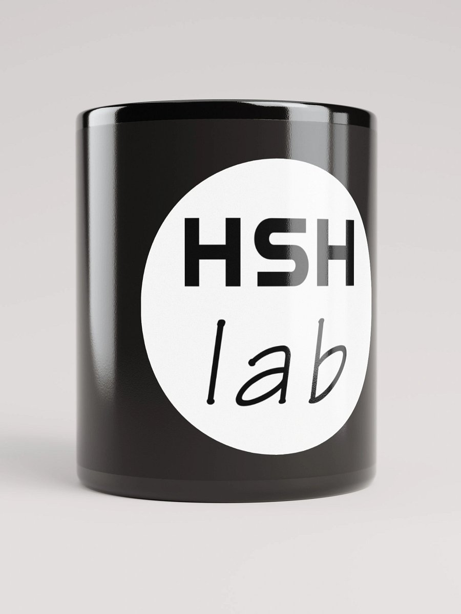 HSH-lab - Black Glossy Mug product image (9)