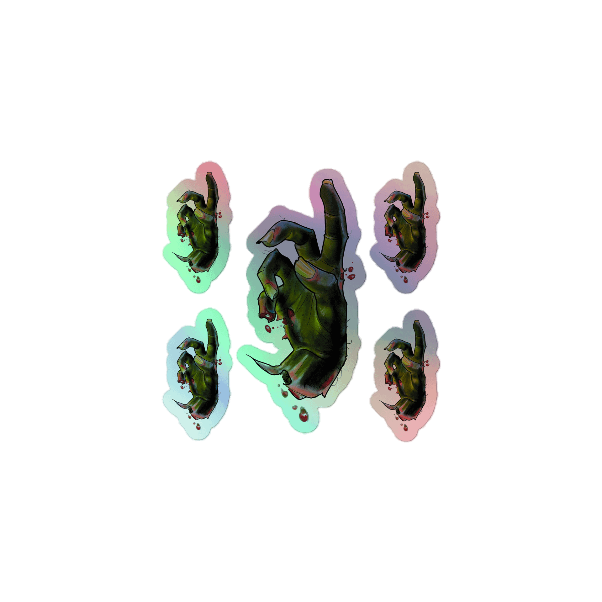 THIS! - Kiss-Cut Holographic Sticker Sheet product image (1)