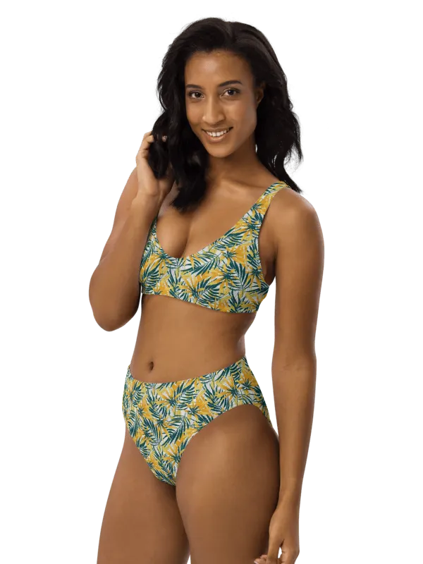 Tropical Summer | Recycled High Waisted Bikini product image (1)