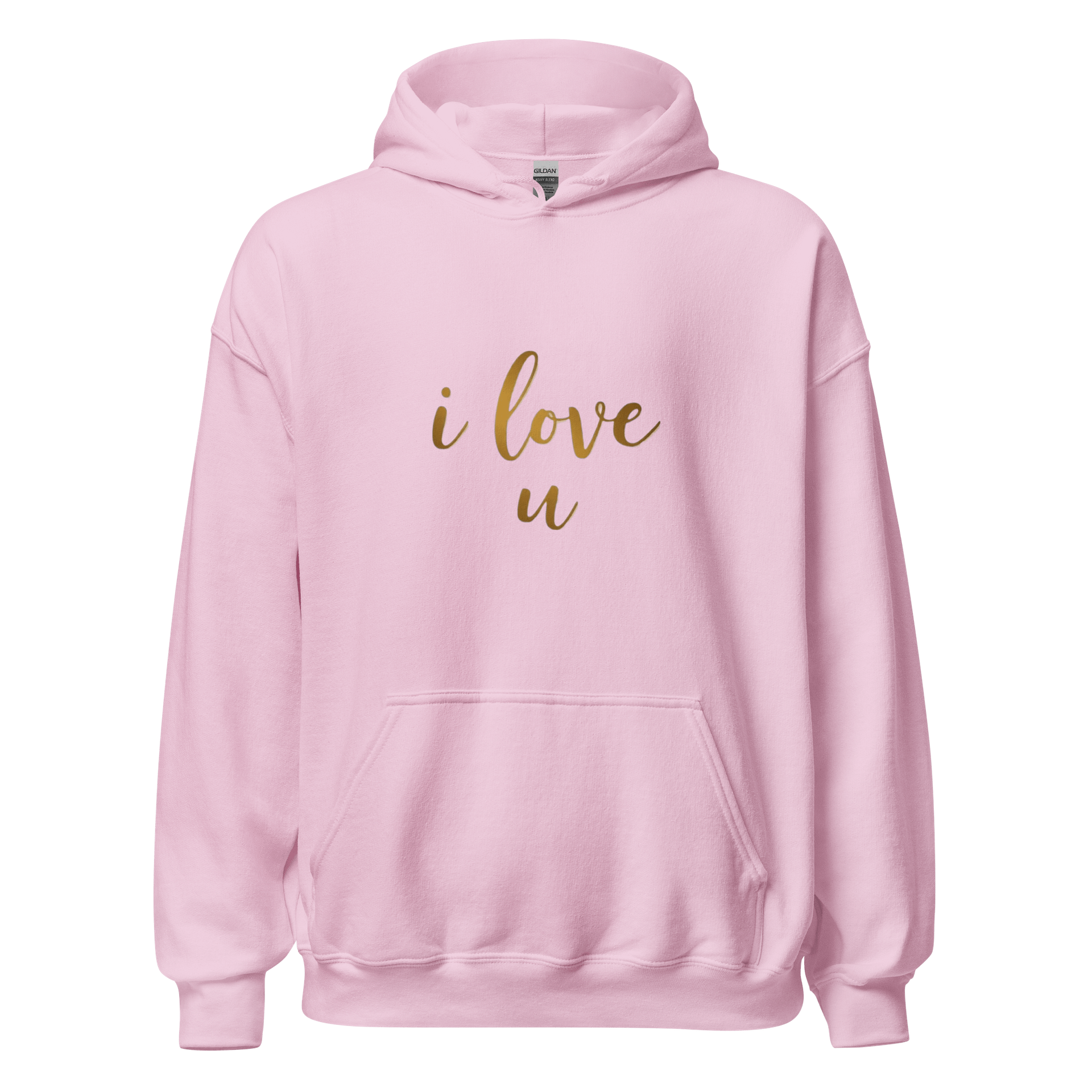 Golden I Love u image Gildan Hoodie product image (1)