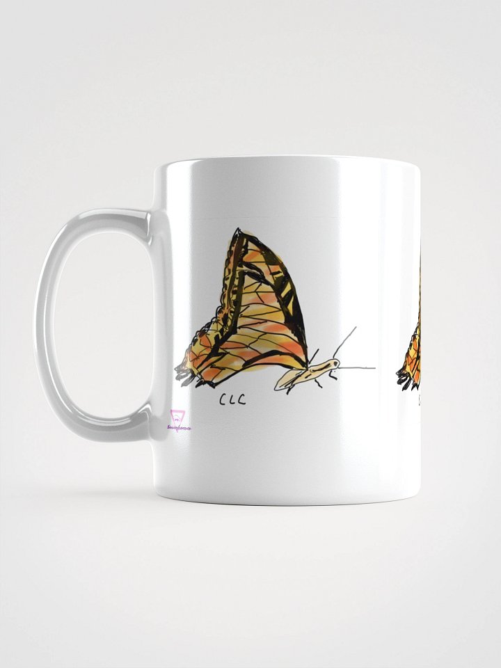 Butterfly Bliss White Glossy Mug product image (1)