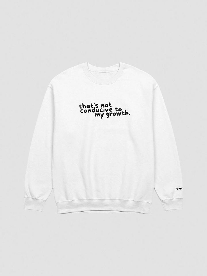 Conducive Crewneck Sweatshirt (Embroidered - Dark Thread) product image (1)