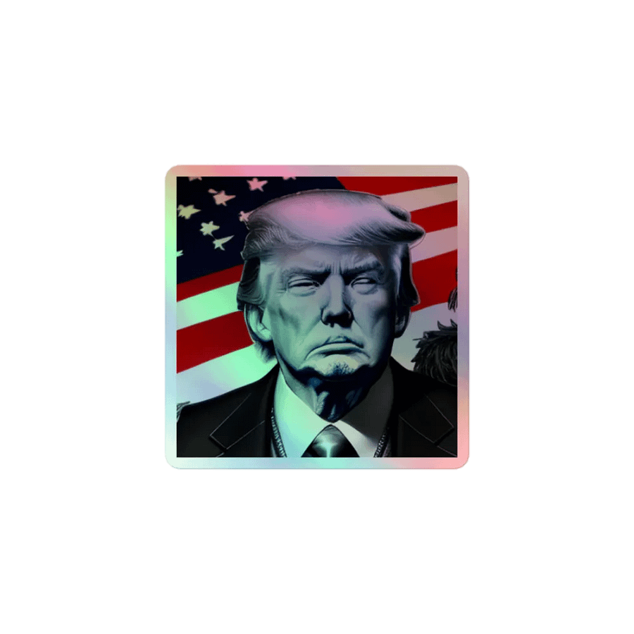 Patriotic Visionary Holographic Sticker product image (1)