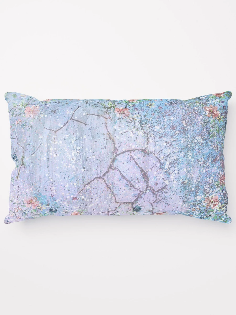 Pretty Grungy Floral Themed Pilow (blue-ish) product image (15)