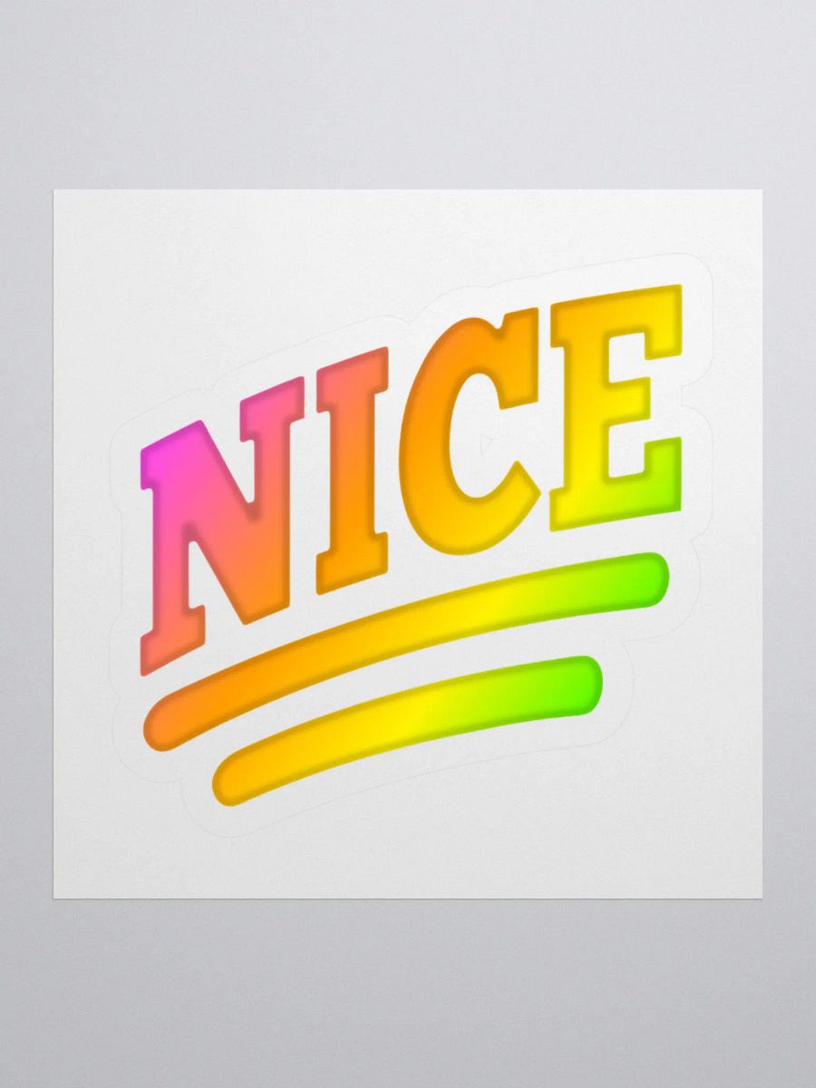 "NICE" sticker product image (3)