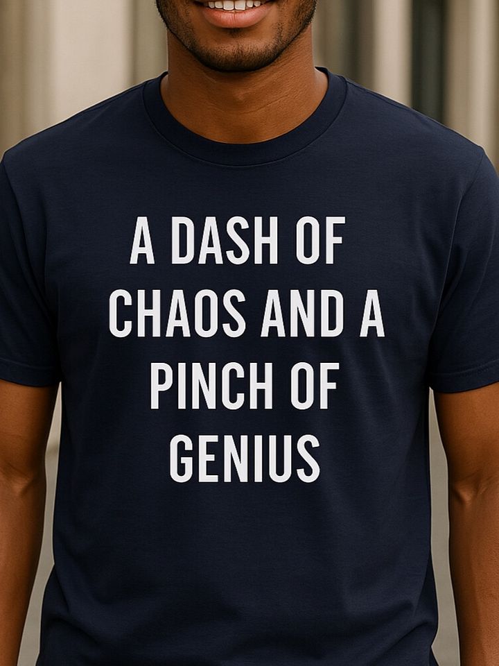 A Dash of Chaos And A Pinch Of Genius T-shirt product image (2)