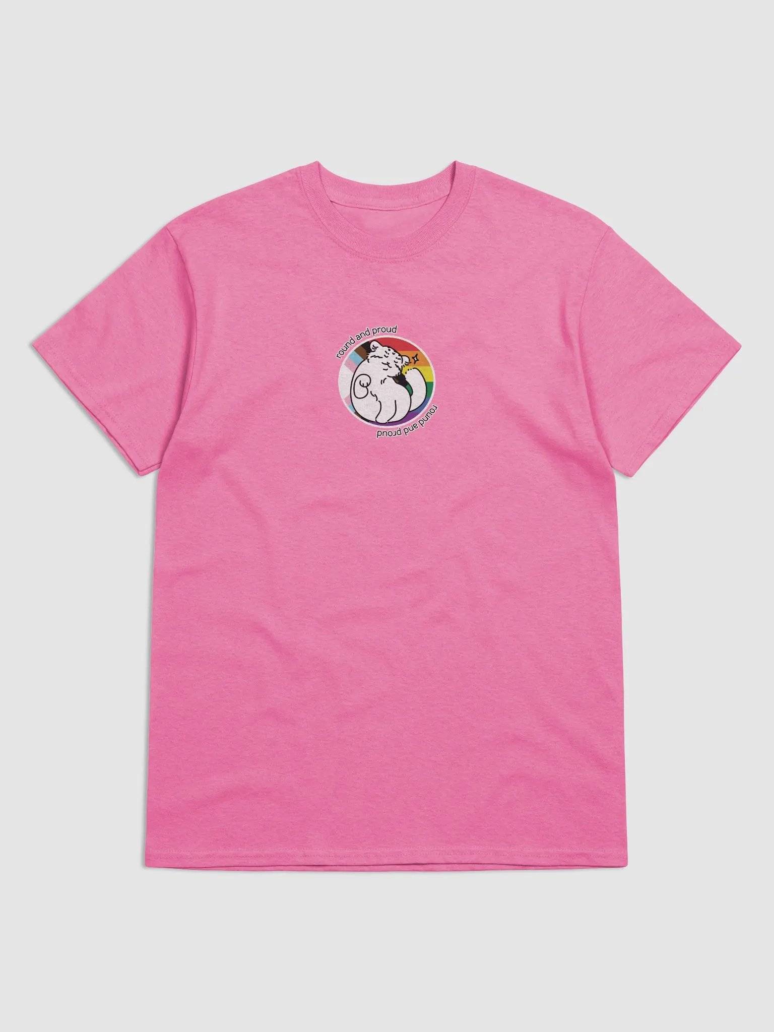 Round and Proud Manul Pride Version - Gildan Unisex T-Shirt product image (7)