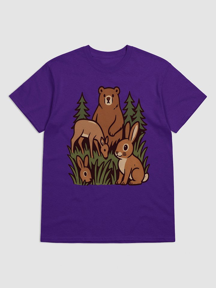 Wildlife Cartoon Forest T-Shirt product image (1)