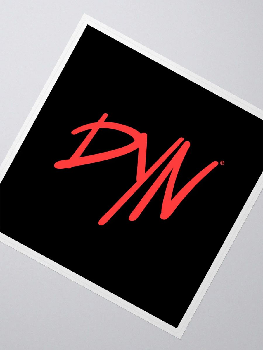 Dyn Logo Sticker (Red) product image (2)