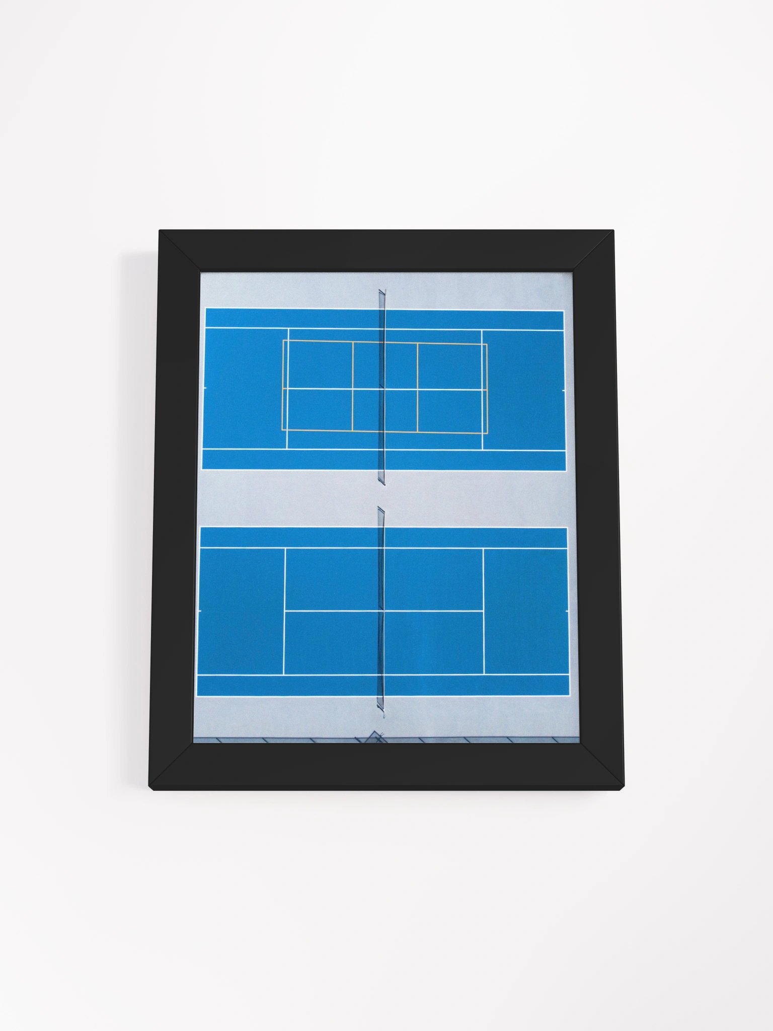 Framed Tennis Court High-Quality Matte Aerial Photograph product image (1)