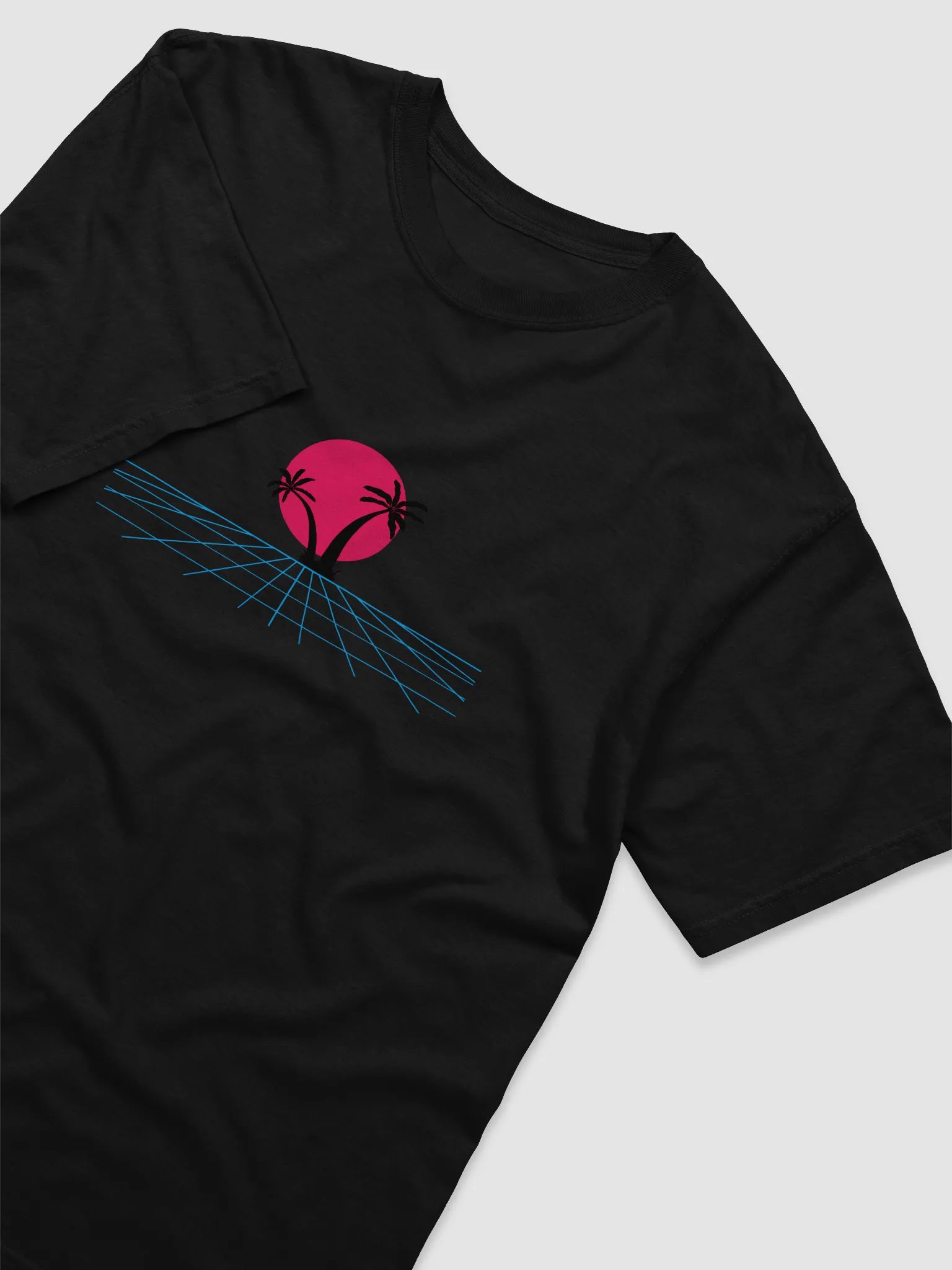 Retro Sunset Palm Trees T-Shirt product image (3)