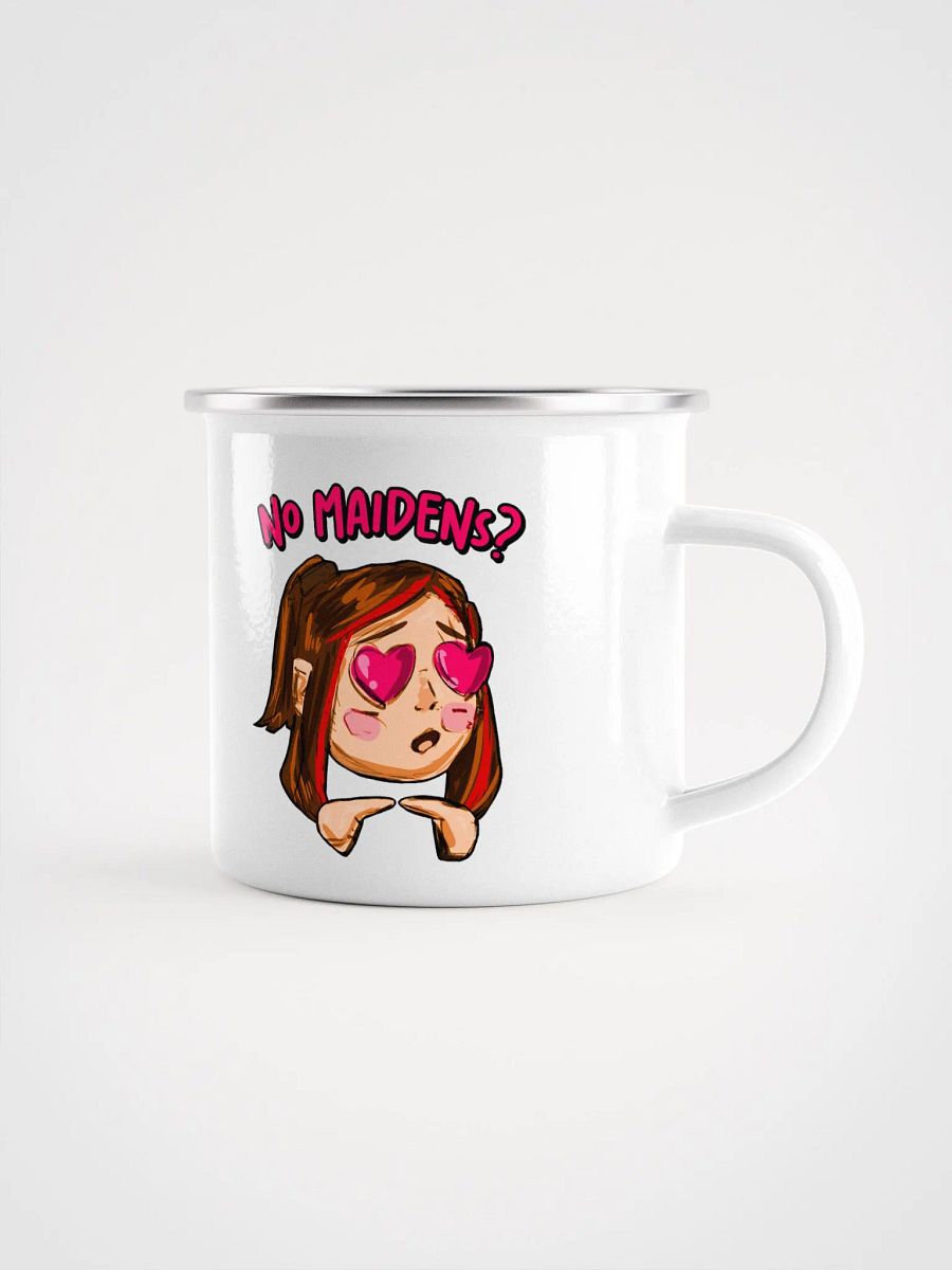No Maidens, Human1? || Enamel Mug product image (2)