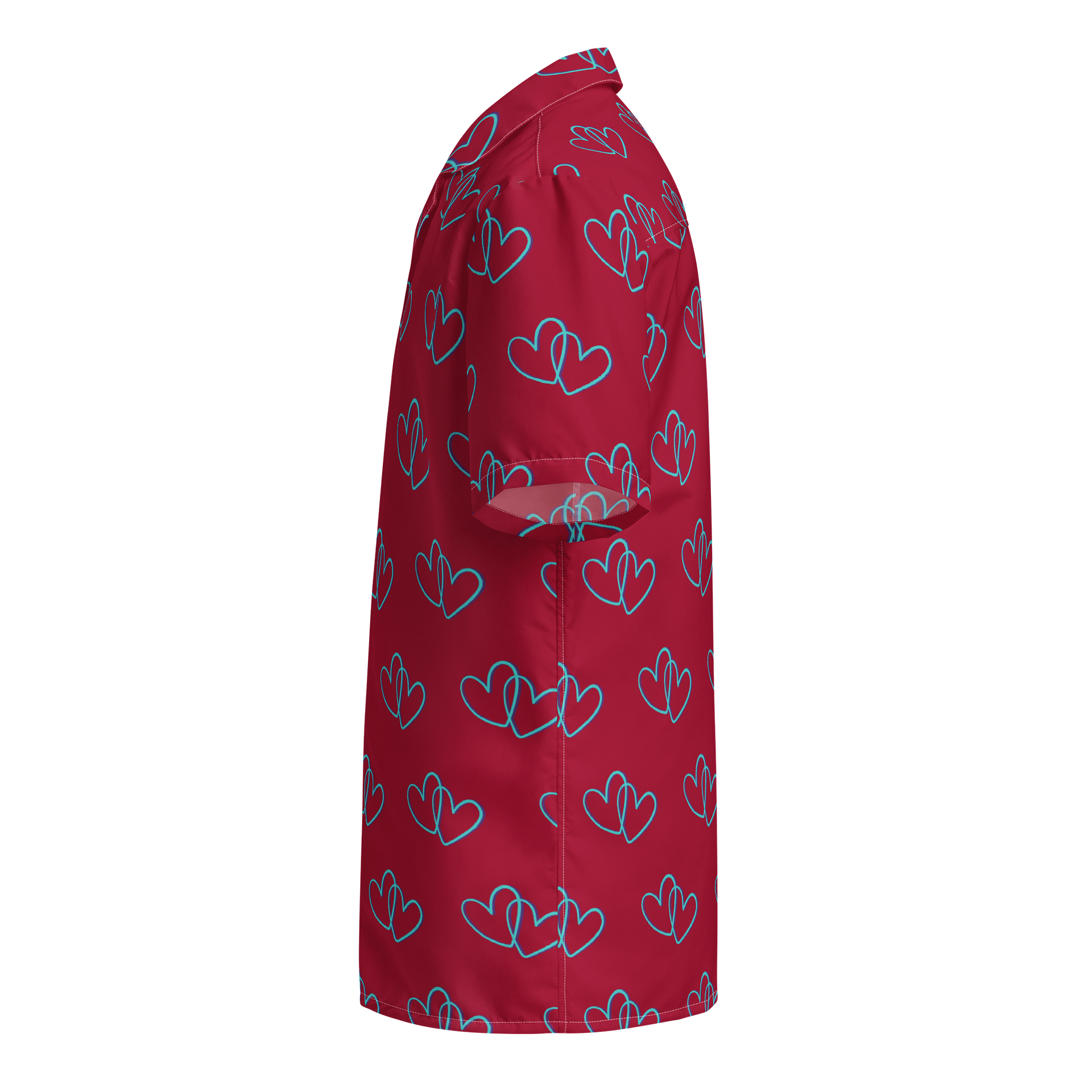 Red Heart Button-Up Shirt product image (3)