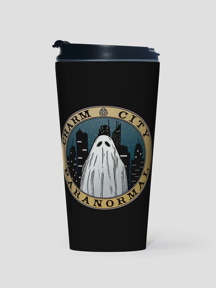 Charm City Paranormal Badge Stainless Steel Travel Mug product image (1)