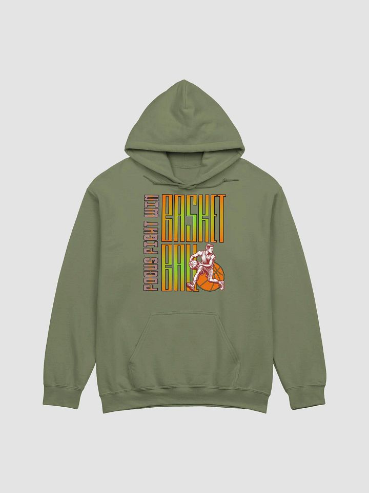 Focus Fight Win Basketball Hustle Hoodie product image (16)