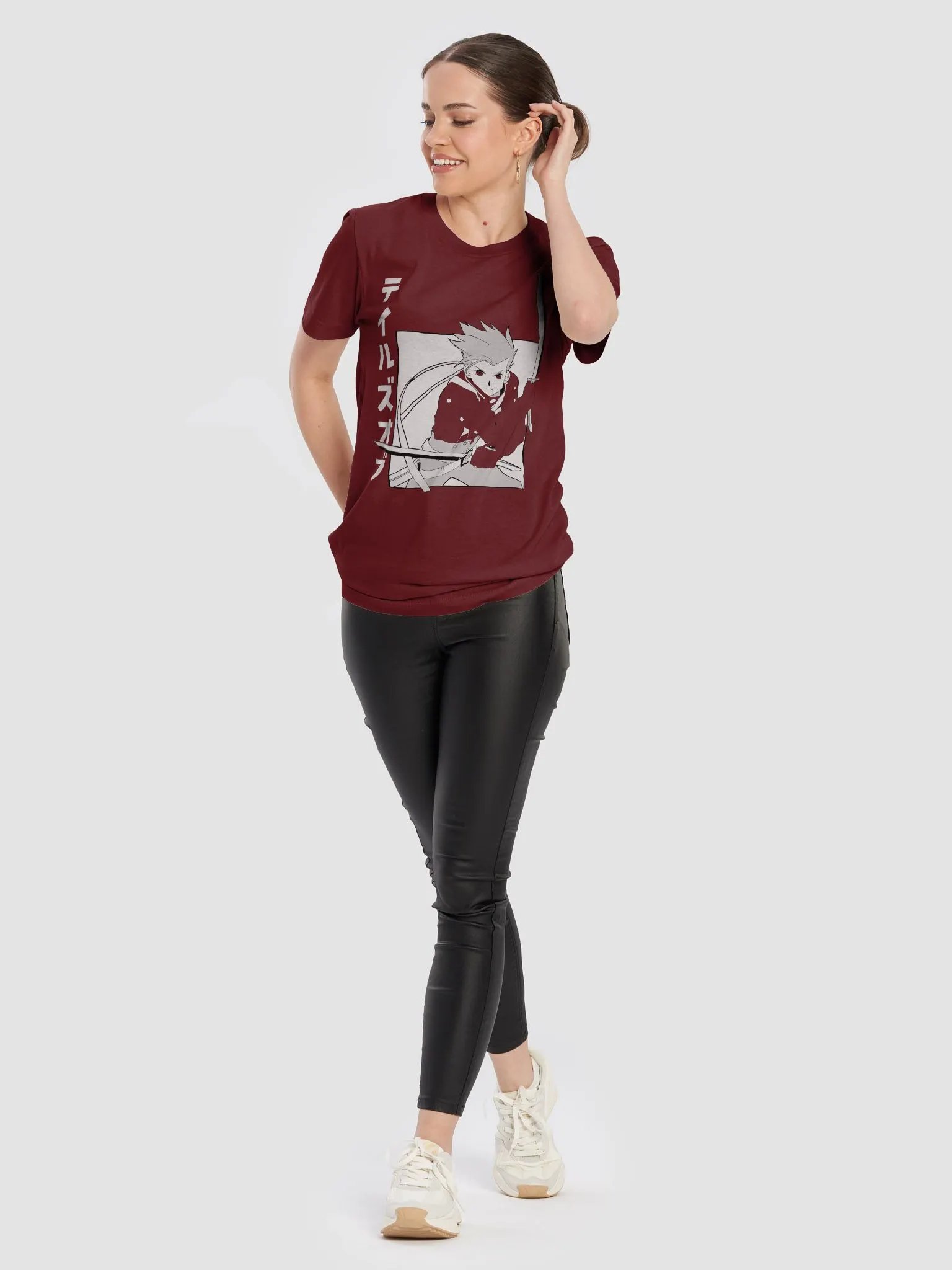 Lloyd (Alt) Supersoft T-shirt (Crimson, Black) product image (12)