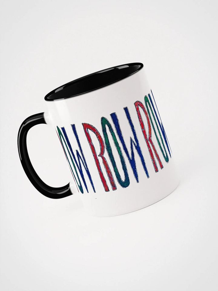 Row Row Row Your Boat Ceramic Mug with Color Inside product image (1)