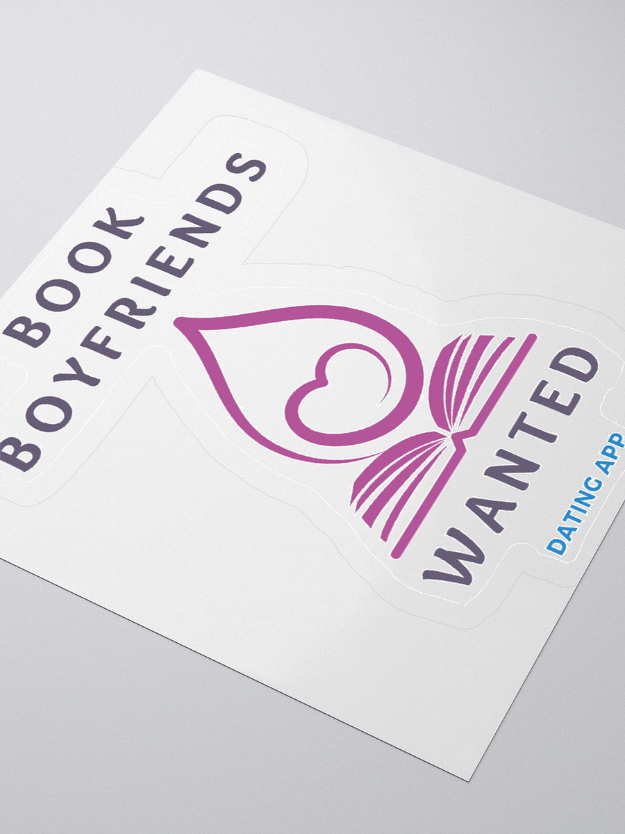 Book Boyfriends Wanted Sticker product image (9)