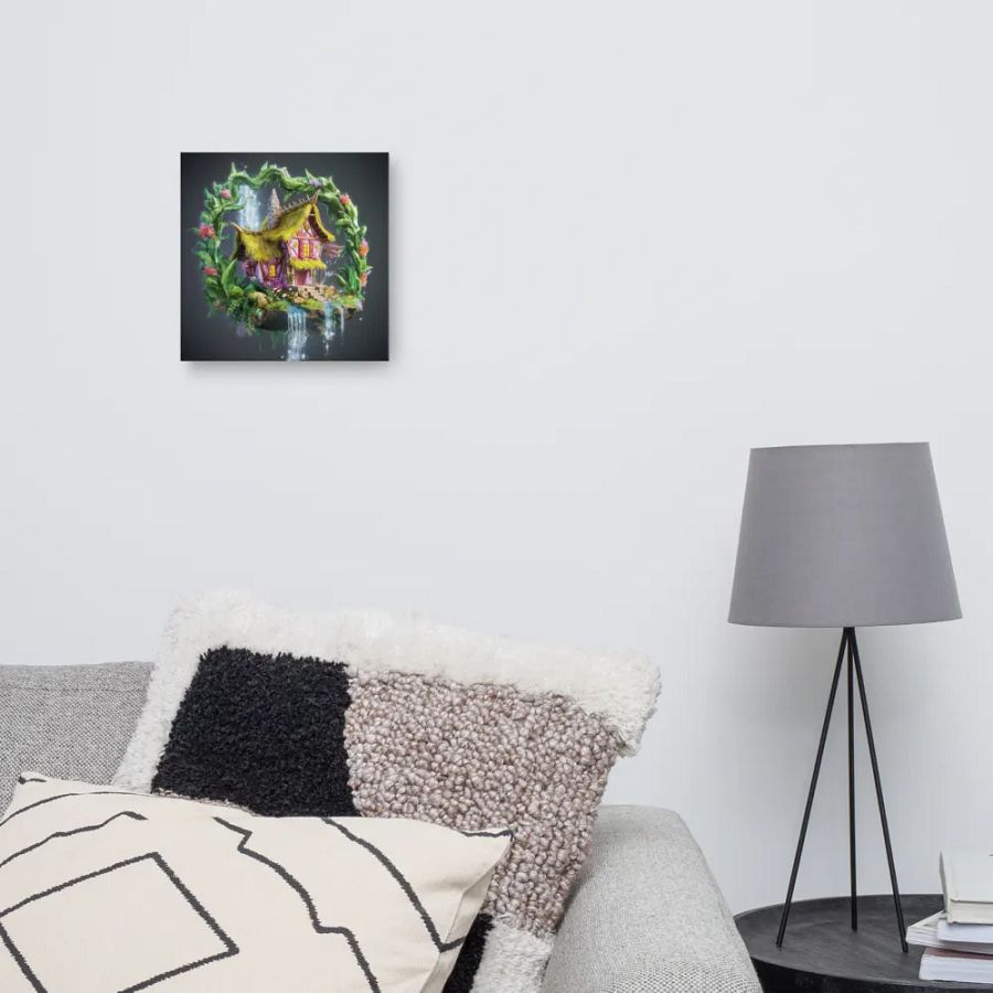 Watercolour Fairy House Art - v15 product image (10)