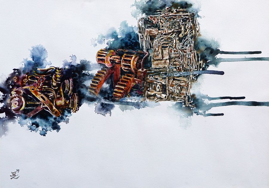 "The Guest" Painting by Deni Je product image (1)