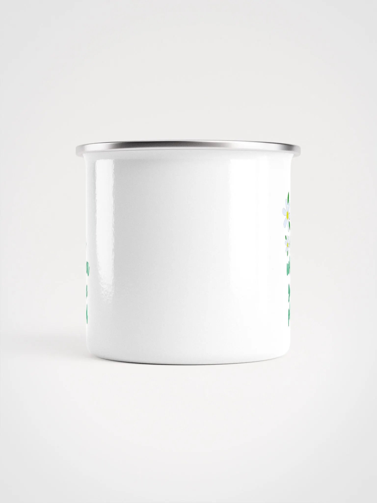 Enamel Mug Gift Grow Wherever You Are Planted, Inspirational product image (2)