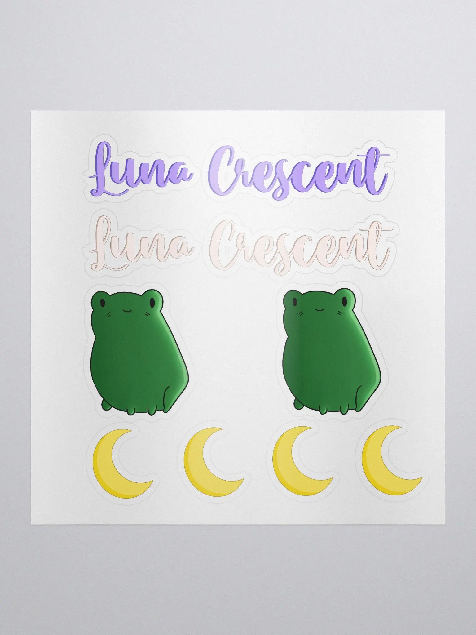 Luna Crescent Stickers product image (1)