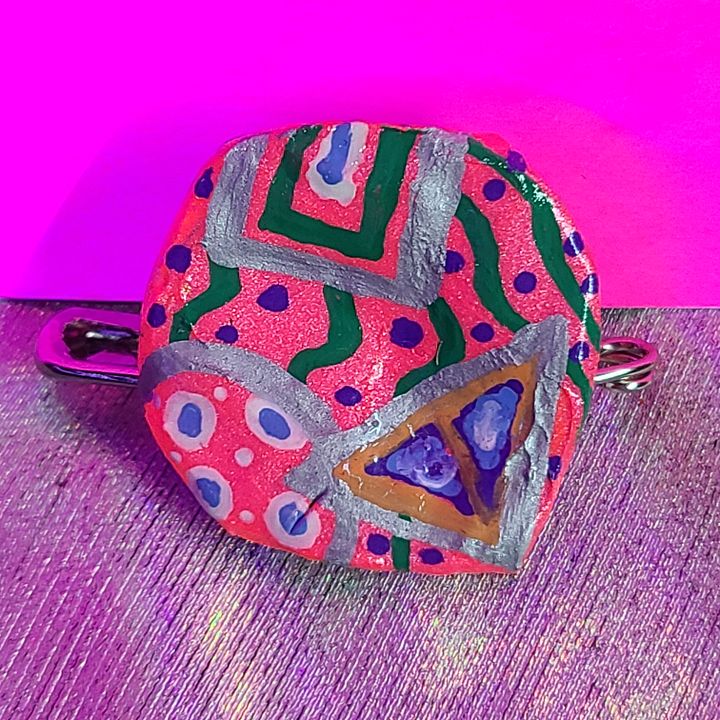 Zentangle Bottle Cap Pin product image (1)