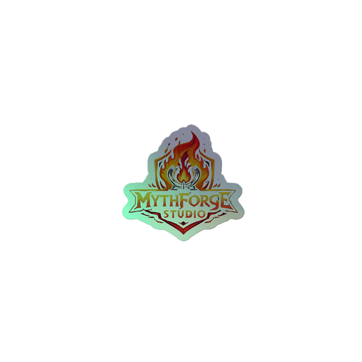 Mythforge Studio Logo Holo Sticker product image (2)