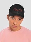 Shadow Wing Flexi-Fit Fabric Logo Cap RED product image (2)