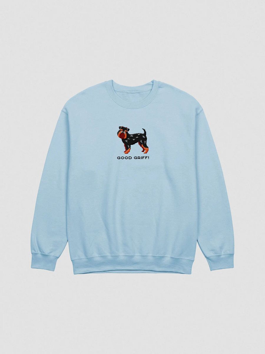 Good Griff! Sweatshirt (Embroidered) of a Brussels Griffon(Black & Tan) product image (4)