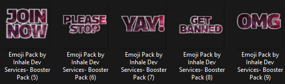 Red Galaxy Word Expression Emojis product image (4)