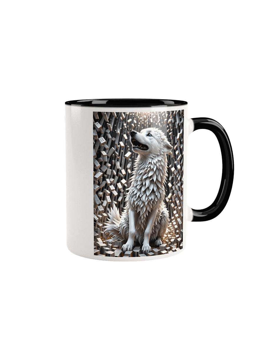 Surreal Wolf Ceramic Mug product image (1)