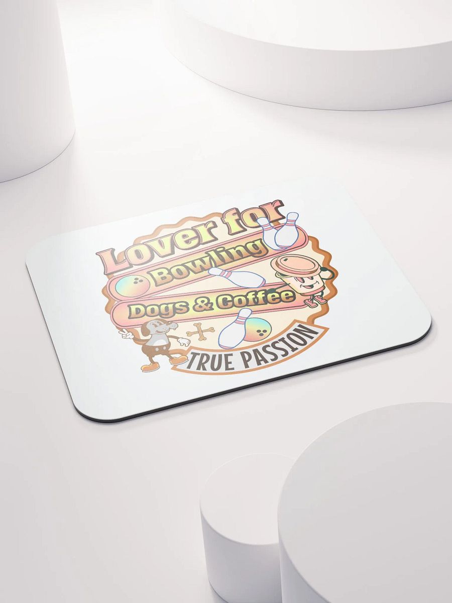 Lover For Dogs Coffee Bowling Delight Mouse Pad product image (4)