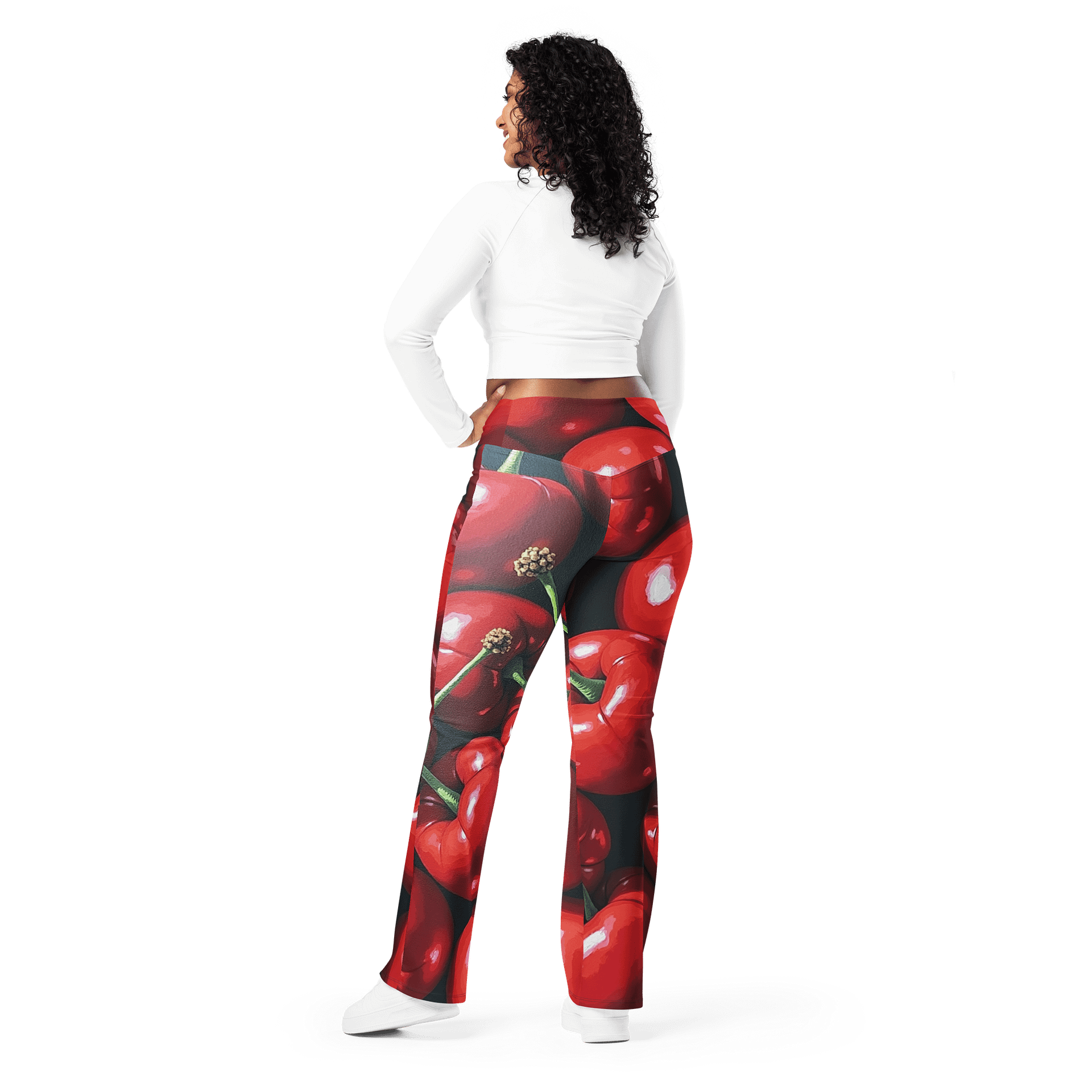 Barry Grady Cherries Flare Leggings product image (3)