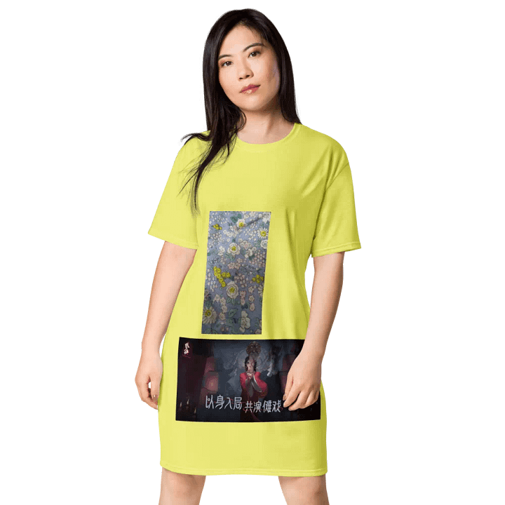 Váy thun in toàn thân/Full body printed T-shirt dress product image (1)